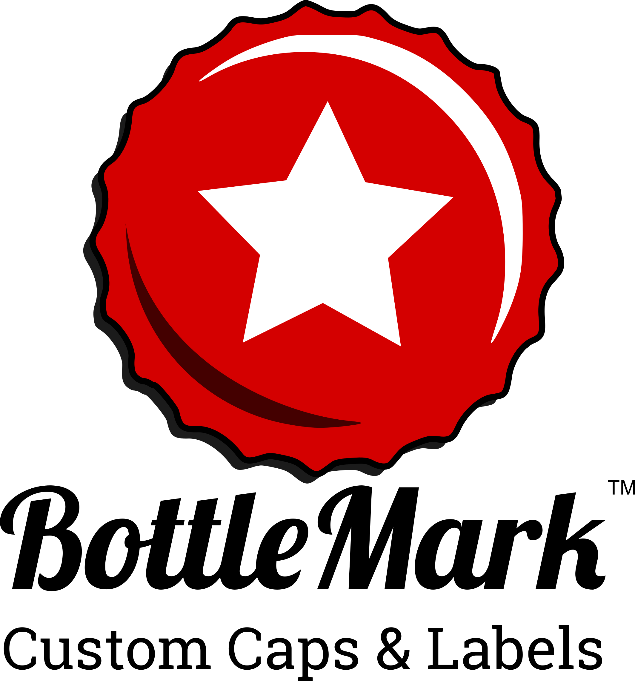Bottlemark Custom Caps Logo