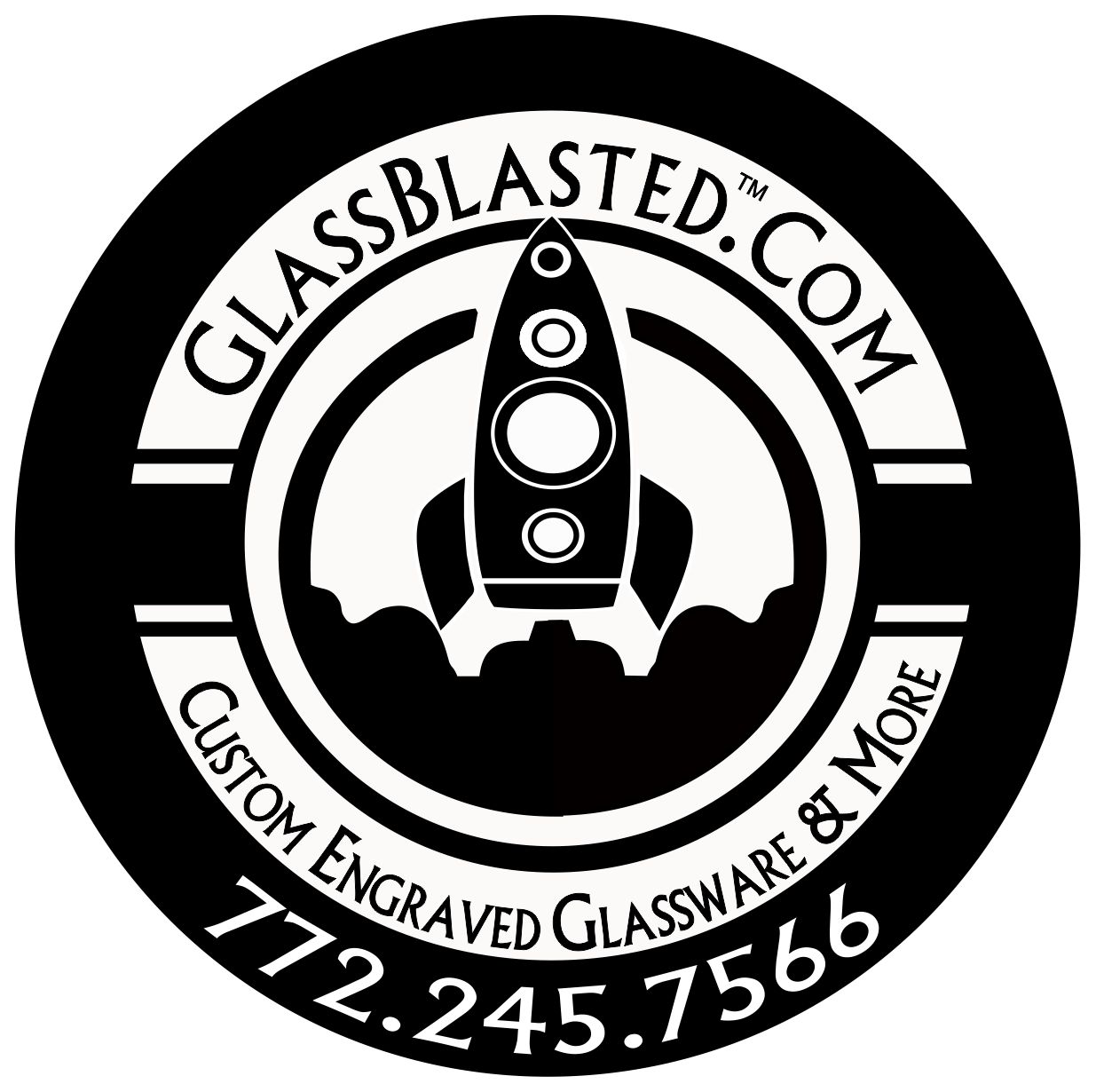 Glass Blasted Logo